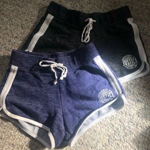 Justice sweat shorts